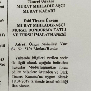 Türkiye Ticaret Sicil Gazetesi