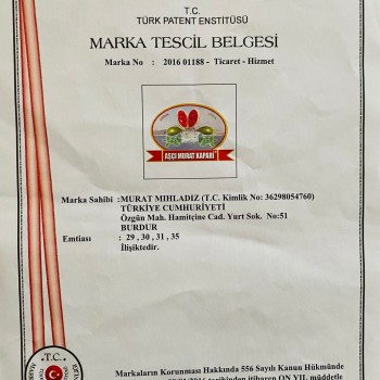 Marka Tescil Belgesi