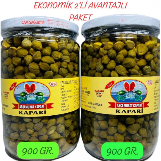 KAPARİ TURŞUSU 900 GR. (2 ADET)