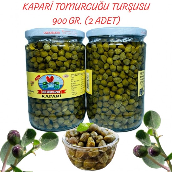 KAPARİ TURŞUSU 900 GR. (2 ADET)