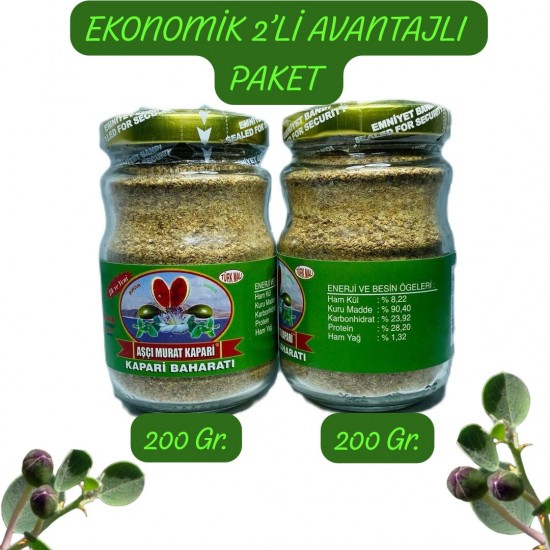 KAPARİ BAHARATI 200 GR. (2 ADET Kavanoz) KAPARİ BAHARATI 200 GR. (2 ADET Kavanoz)