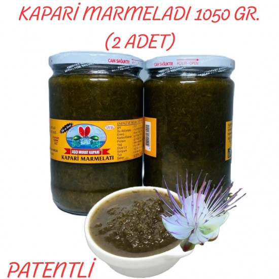 KAPARİ MARMELADI (PATENTLİ) 1050 GR. (2 ADET) KAPARİ MARMELADI (PATENTLİ) 1050 GR. (2 ADET)