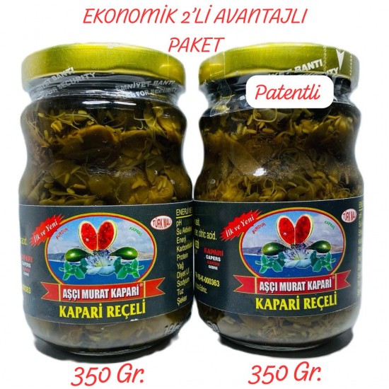 KAPARİ REÇELİ (PATENTLİ) 350 GR. (2 ADET) KAPARİ REÇELİ (PATENTLİ) 350 GR. (2 ADET)