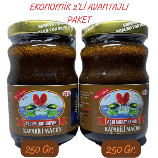KAPARİLİ MACUN 250 GR. (2 ADET Kavanoz) KAPARİLİ MACUN 250 GR. (2 ADET Kavanoz)