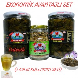 Kapari Reçeli-Kapari Dökme Çayı  (1 Aylık Set)  2,170 GR.