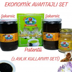 Şekersiz Kapari Marmeladı-Kapari Paket Çay-Kaparili Propolis  (1 Aylık Set)  2,330 GR.
