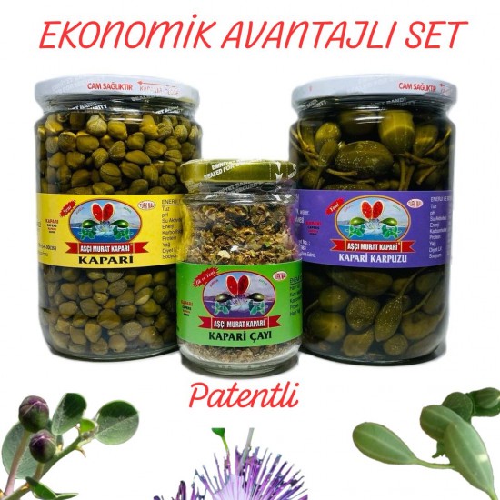 Kapari Turşusu-Kapari Dökme Çay-Kapari Karpuzu (1 Haftalık Set) 1,870 GR. Kapari Turşusu-Kapari Dökme Çay-Kapari Karpuzu (1 Haftalık Set) 1,870 GR.