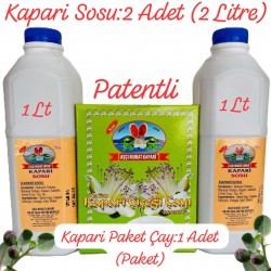 KAPARİ SOSU (2 Litre)-KAPARİ PAKET ÇAY  (30 Adet Demleme Doğal Poşet)