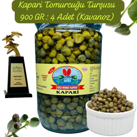 Kapari Karpuzu-Kapari DÖKME Çay-Kapari Turşusu  (1 Aylık Set)  8.200 GR.