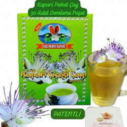 KAPARİ PAKET ÇAYI (PATENTLİ) 30 Adet Demleme Doğal Poşet (1 Paket) KAPARİ PAKET ÇAYI (PATENTLİ) 30 Adet Demleme Doğal Poşet (1 Paket)