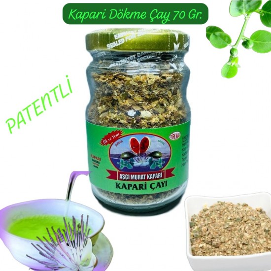 Kapari Dökme Çayı (PATENTLİ) NET 70 GR. (1 Adet Kavanoz) Kapari Dökme Çayı (PATENTLİ) NET 70 GR. (1 Adet Kavanoz)