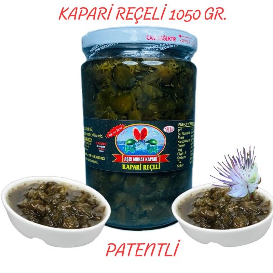 KAPARİ REÇELİ (PATENTLİ) 1050 GR. KAPARİ REÇELİ (PATENTLİ) 1050 GR.
