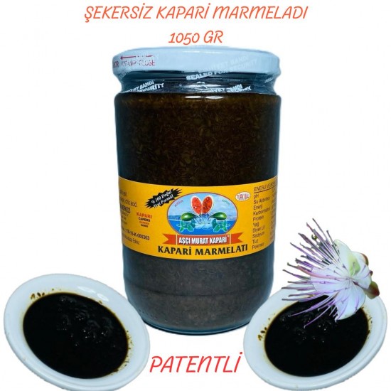 Şekersiz Kapari Marmeladı 1050 GR. (PATENTLİ) Şekersiz Kapari Marmeladı 1050 GR. (PATENTLİ)