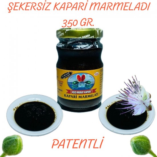 Şekersiz Kapari Marmeladı 350 gr. (PATENTLİ) Şekersiz Kapari Marmeladı 350 gr. (PATENTLİ)