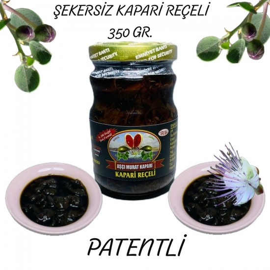 Şekersiz Kapari Reçeli 350 GR. (PATENTLİ) Şekersiz Kapari Reçeli 350 GR. (PATENTLİ)