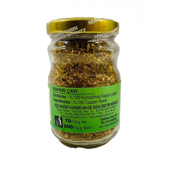 Kapari Dökme Çayı (PATENTLİ) NET 70 GR.